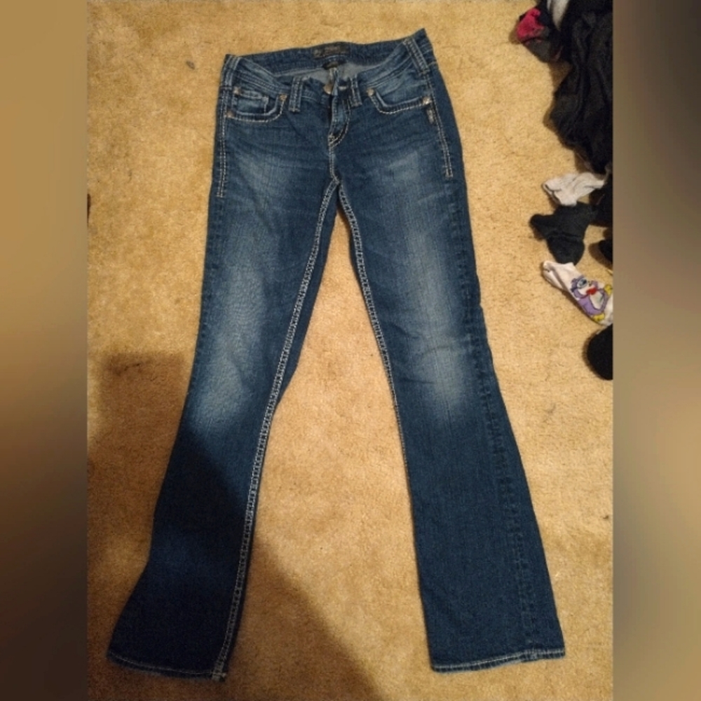 Silver jeans